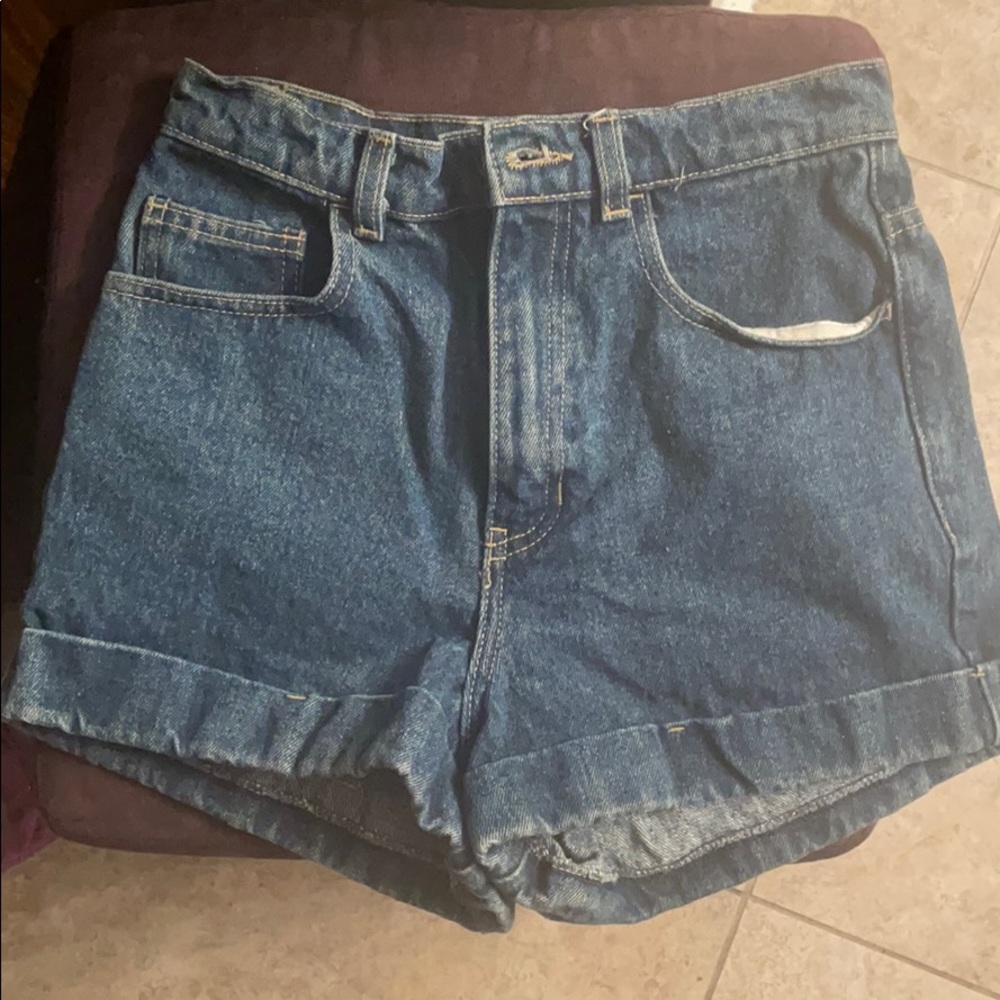 American apparel Jean shorts